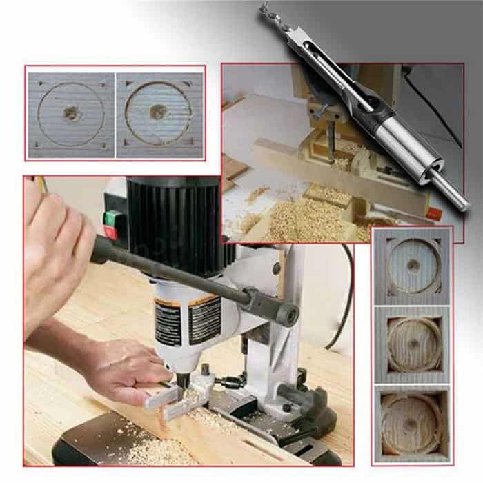 SquareDrill™ Holzbohrer-Set (4 Stück) für präzises Bohren Zorenza