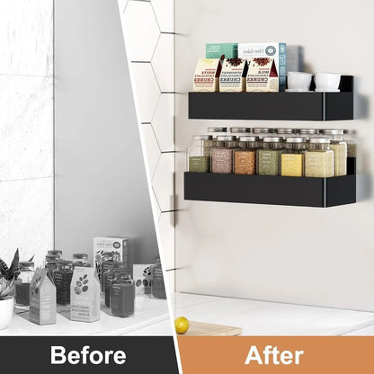 Starkes Magnet-Kühlschrankregal — Stabil bis 3,6 kg belastbar Zorenza