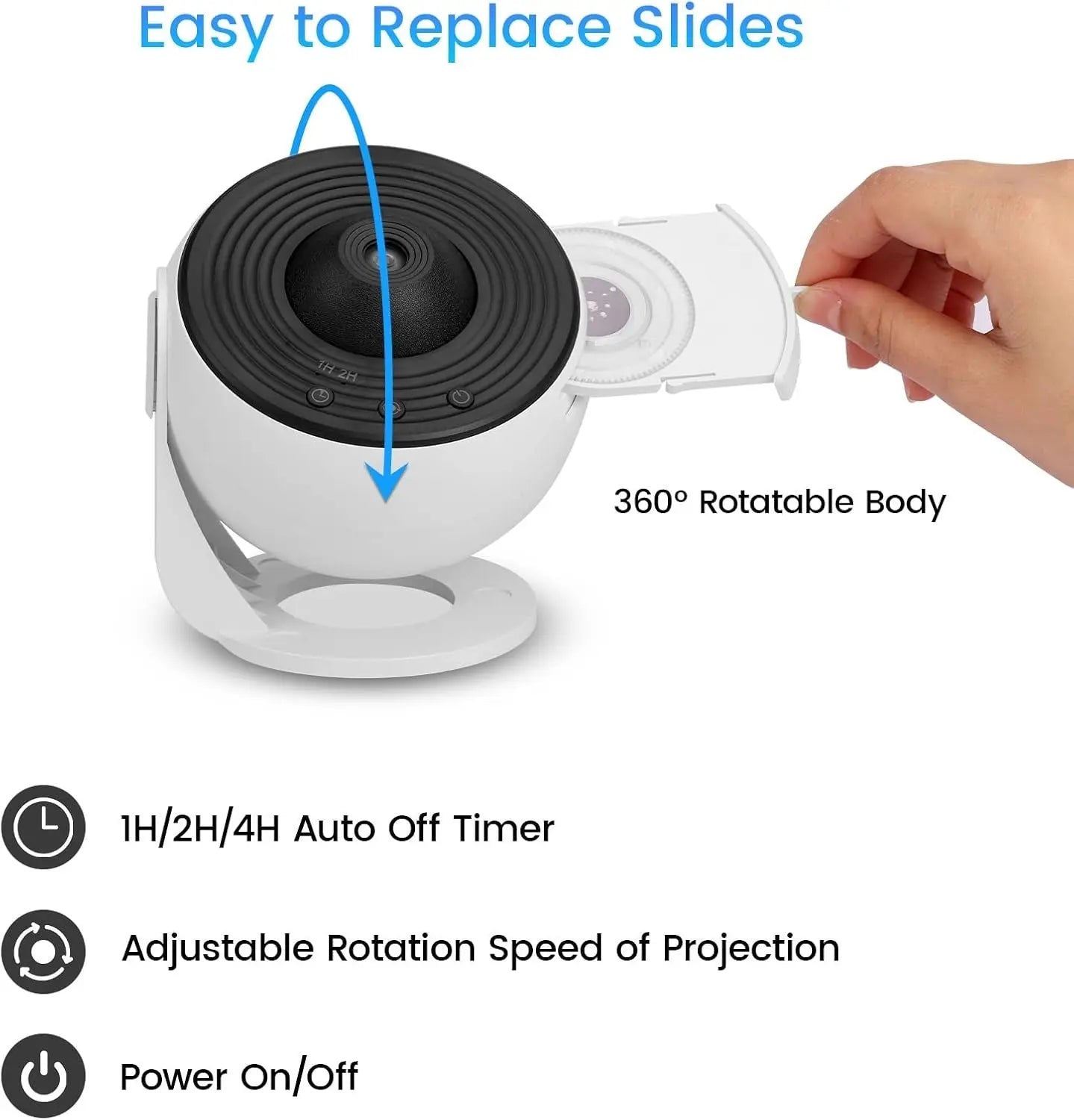 Sternenhimmel-Projektor | 13 Szene, drehbar, LED-Licht Mivoza Deutschland