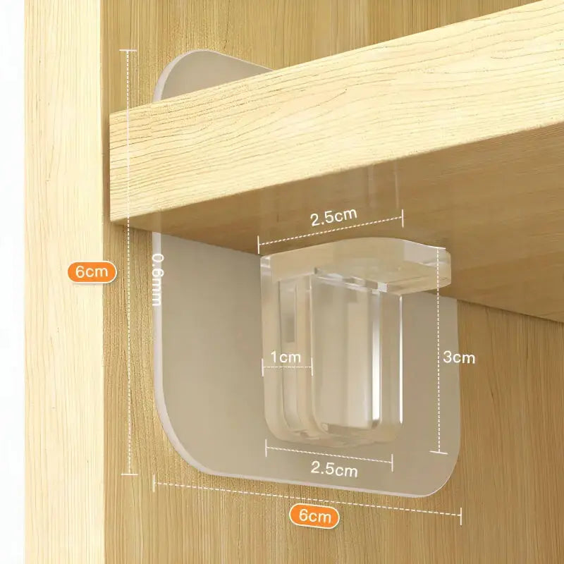 StickShelf™ Selbstklebende Regalstützenhalterung (10er Satz) Mivoza Deutschland
