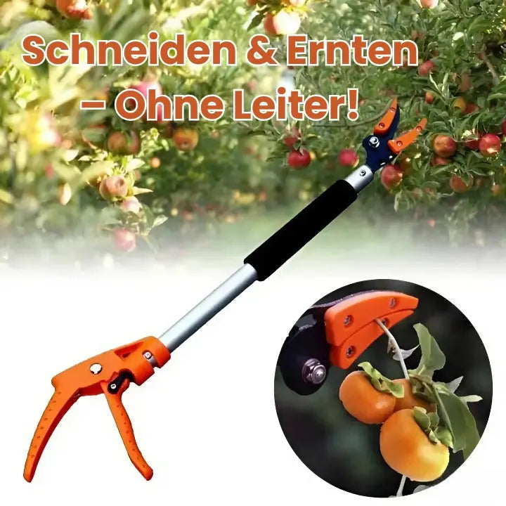 Teleskop-Baumschere für müheloses Schneiden und Ernten Zorenza