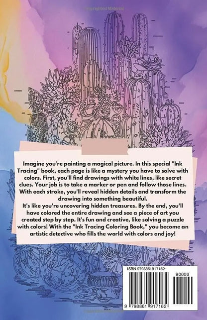 Tinten-Tracing-Malbuch – Entspannung und kreative Freiheit erleben Zorenza