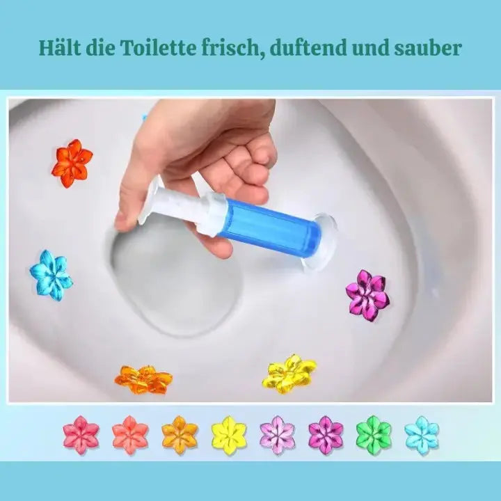 Toiletten Gel-Stempel Set – 12 Stück Zorenza