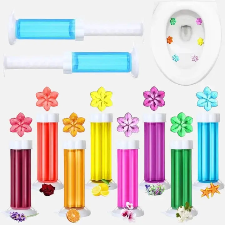 Toiletten Gel-Stempel Set – 12 Stück Zorenza