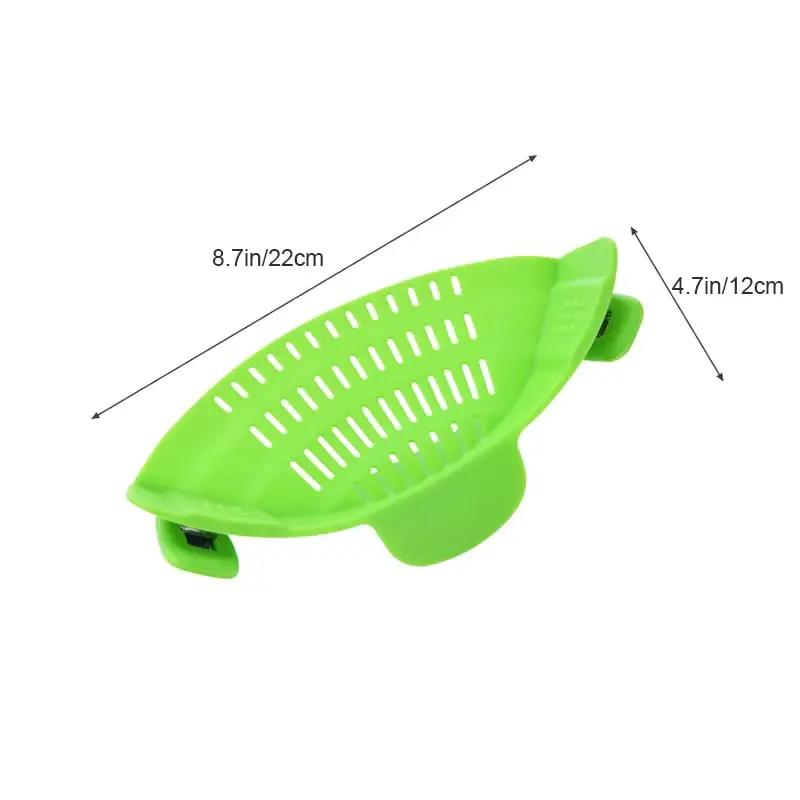Silicone clip strainer for pots and bowls Mivoza Deutschland