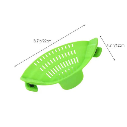 Silicone clip strainer for pots and bowls Mivoza Deutschland