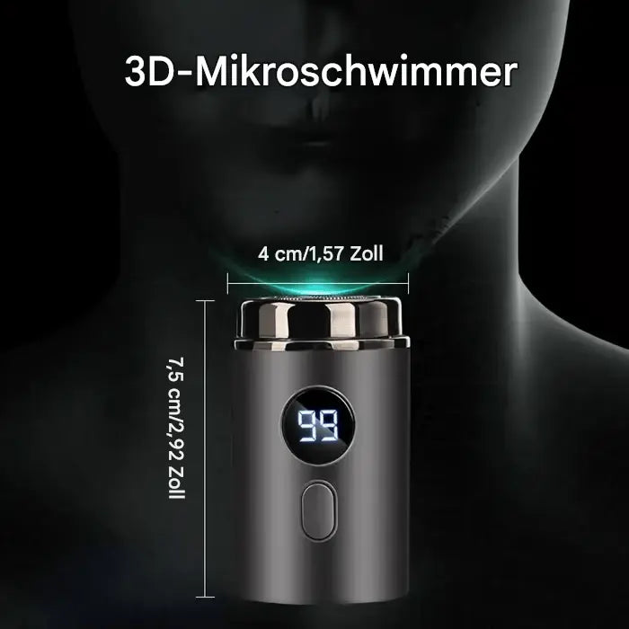 Tragbarer Mini-Elektrorasierer – Präzise Rasur für Männer und Frauen Zorenza