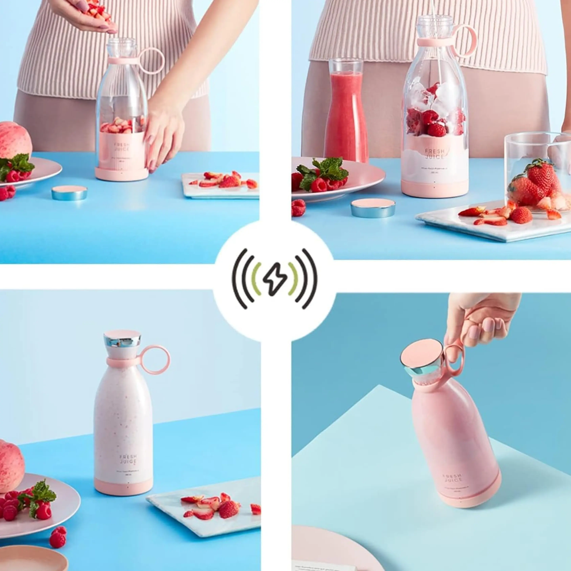 Tragbarer Mixer — Frische Smoothies überall genießen Zorenza