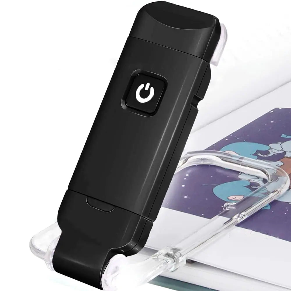 USB-LED-Buchlampe mit Clip – Lesezeichen & Mini-Taschenlampe in einem Zorenza