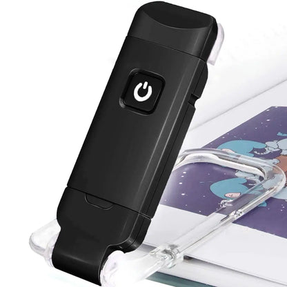 USB-LED-Buchlampe mit Clip – Lesezeichen & Mini-Taschenlampe in einem Zorenza