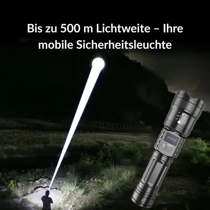 Ultrahelle LED-Taschenlampe – Extrem hell, robust & zuverlässig Zorenza