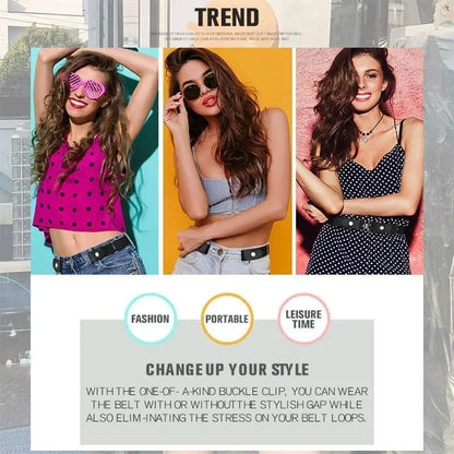 Unsichtbare elastische Taillengürtel ohne Schnalle – Der perfekte Gürtel für Damen-Jeans! Zorenza