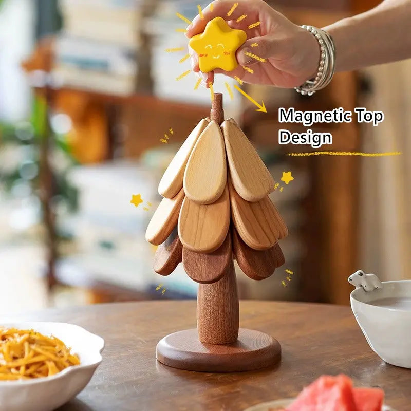 Untersetzer aus Walnussholz | Handpoliert & hitzebeständig Zorenza