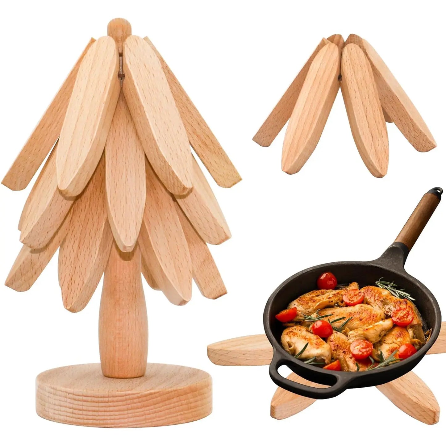 Untersetzer aus Walnussholz | Handpoliert & hitzebeständig Zorenza