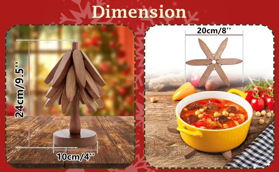 Untersetzer aus Walnussholz | Handpoliert & hitzebeständig Zorenza