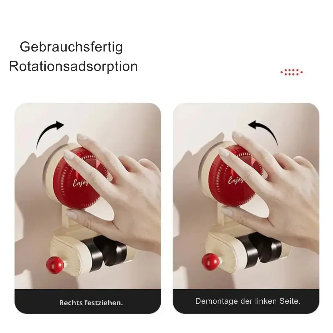 Verstellbarer Duschkopfhalter mit Saugnapf Zorenza