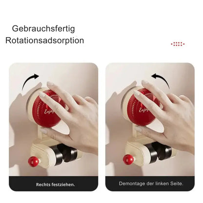 Verstellbarer Duschkopfhalter mit Saugnapf Zorenza