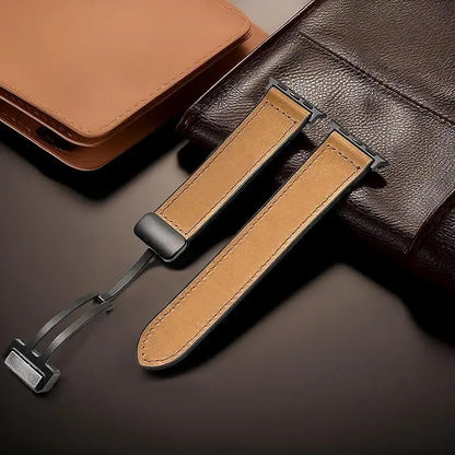 Verstellbares Lederarmband für Apple Watch Zorenza