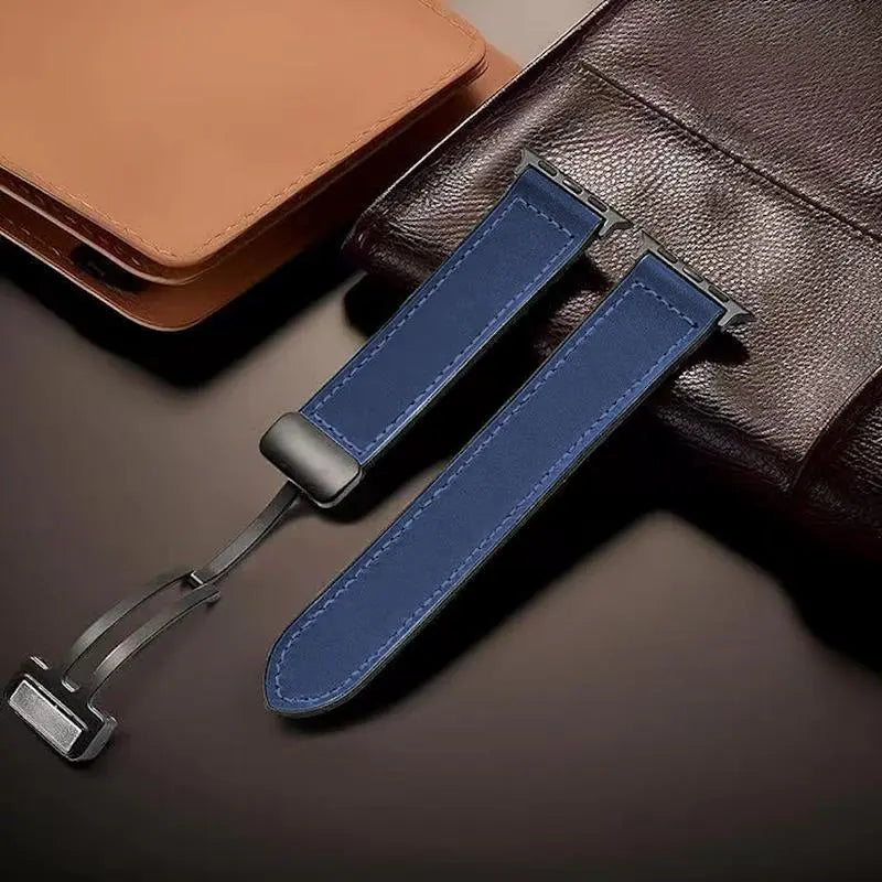 Verstellbares Lederarmband für Apple Watch Zorenza
