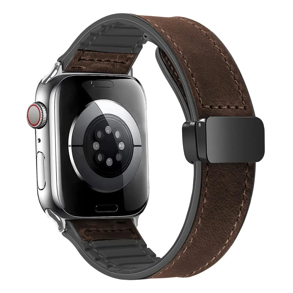 Verstellbares Lederarmband für Apple Watch Zorenza