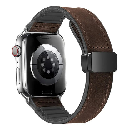 Verstellbares Lederarmband für Apple Watch Zorenza