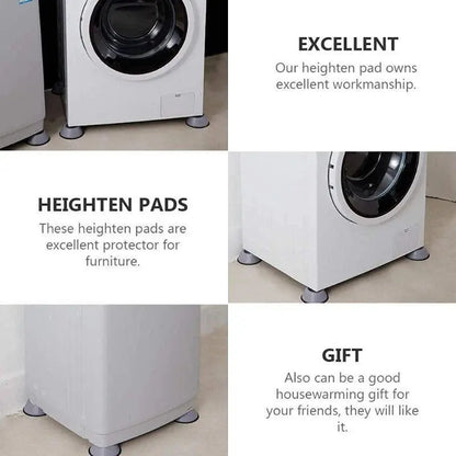 Vibrationsdämpfer Haushalt 8er Set — Fixiert & stabilisiert laute, wackelnde Geräte Mivoza Deutschland