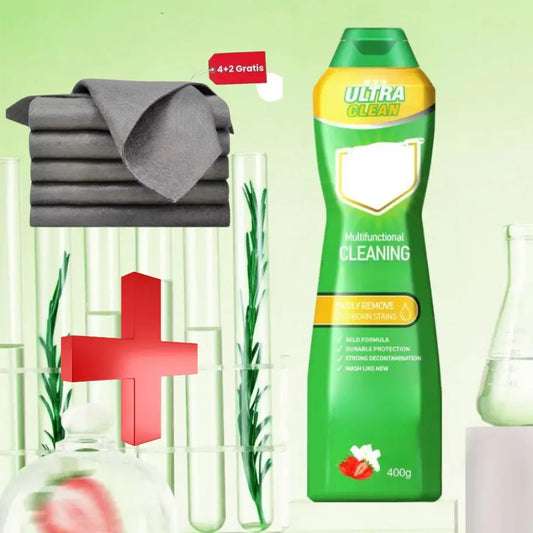 Vielseitige Reinigungslösung – Streifenfrei mit 6 gratis Mikrofaser-Tüchern! Zorenza
