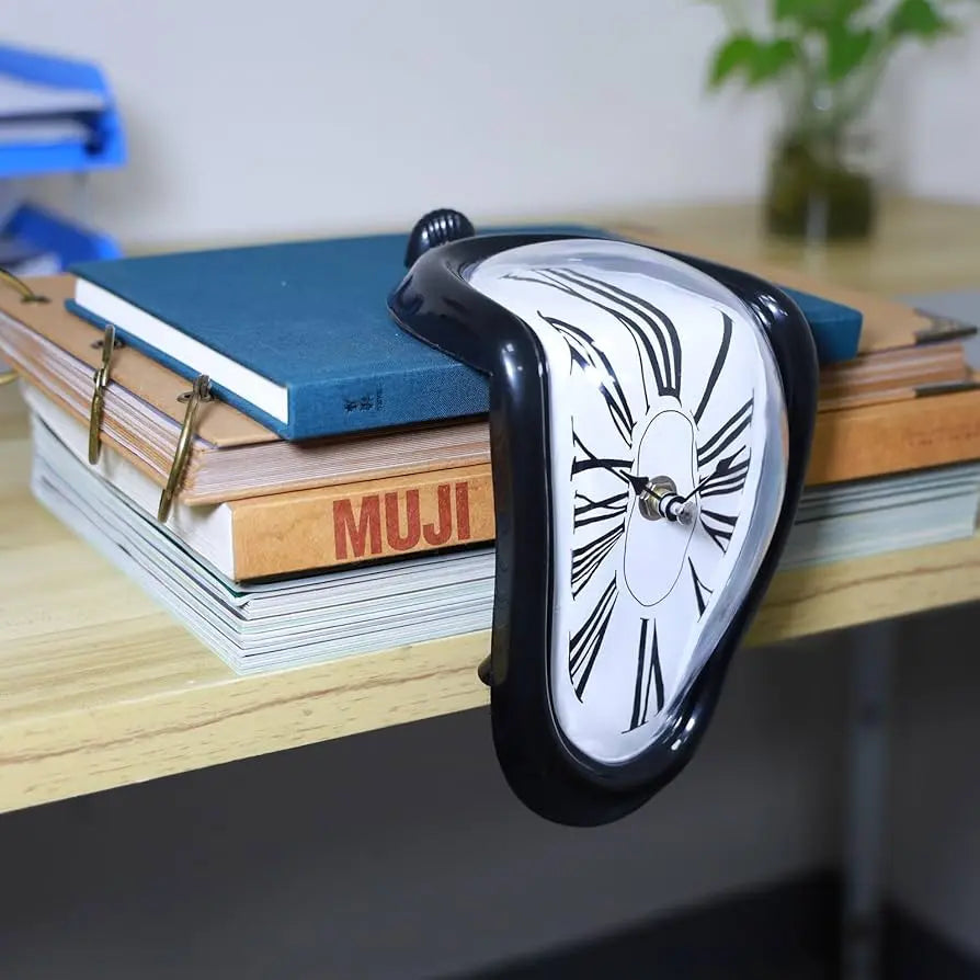 Vintage-Schmelzuhr | Ein Kunstwerk inspiriert von Zeitverzerrung Mivoza Deutschland