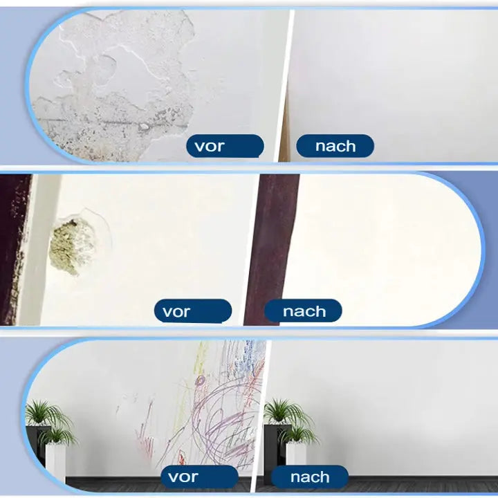 Wand-Reparaturset – Für die saubere Ausbesserung von Rissen & kleinen Löchern (2er-Set) Zorenza