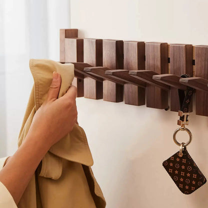 Garderobe im Klavierstil — 8 klappbare Haken als Designerstück für den Flur Mivoza Deutschland