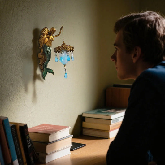 Wandleuchte Meerjungfrau | Barockstil mit warmem Lichtschein Zorenza