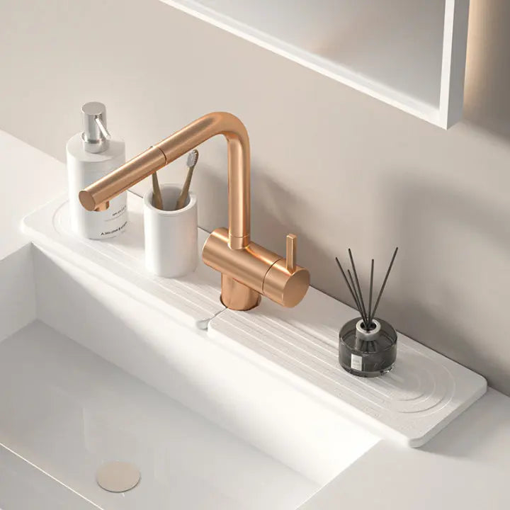 Wasserabsorbierende Steinmatte für Küche & Bad – Elegant, sauber und langlebig (2-teiliges Set) Zorenza