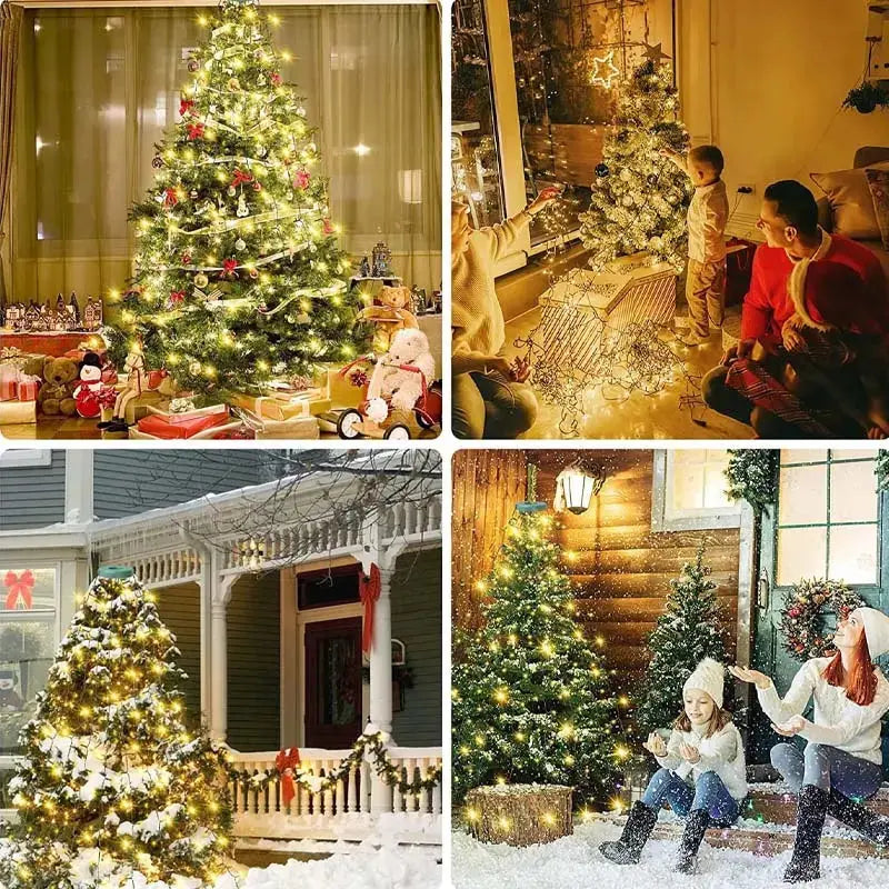 Wasserfall-Lichter für Weihnachtsbaum Mivoza Deutschland