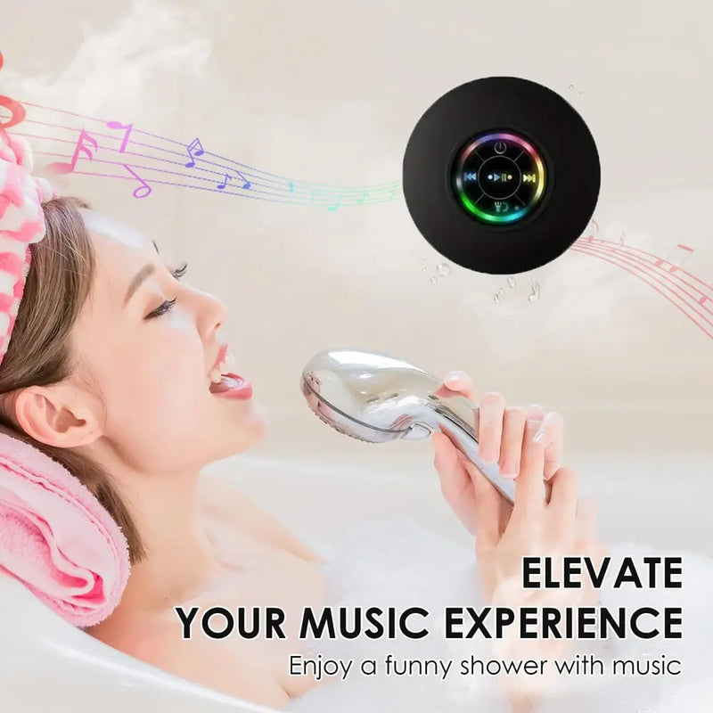 Wasserfester Bluetooth-Duschlautsprecher – Superstarkem Wand-Saugnapf Zorenza
