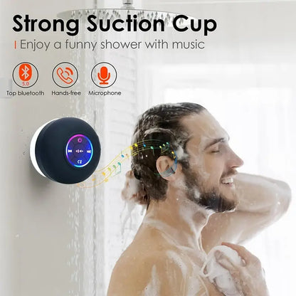 Wasserfester Bluetooth-Duschlautsprecher – Superstarkem Wand-Saugnapf Zorenza