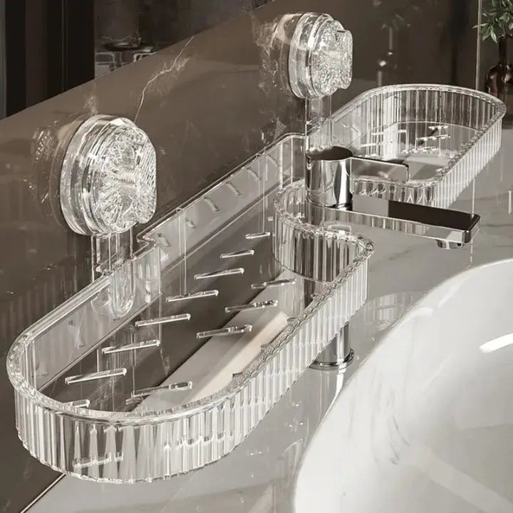 Wasserhahn-Regal mit hoher Tragkraft — Hält schwere Pflegeprodukte zuverlässig Mivoza Deutschland