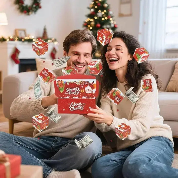 Weihnachtliches Geschenkbox-Set mit Überraschungs-Effekt Zorenza