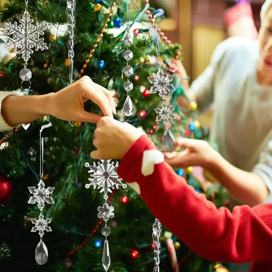 Weihnachtsdeko 18er Set | Kristallklarer Glanz & elegante Formen Zorenza