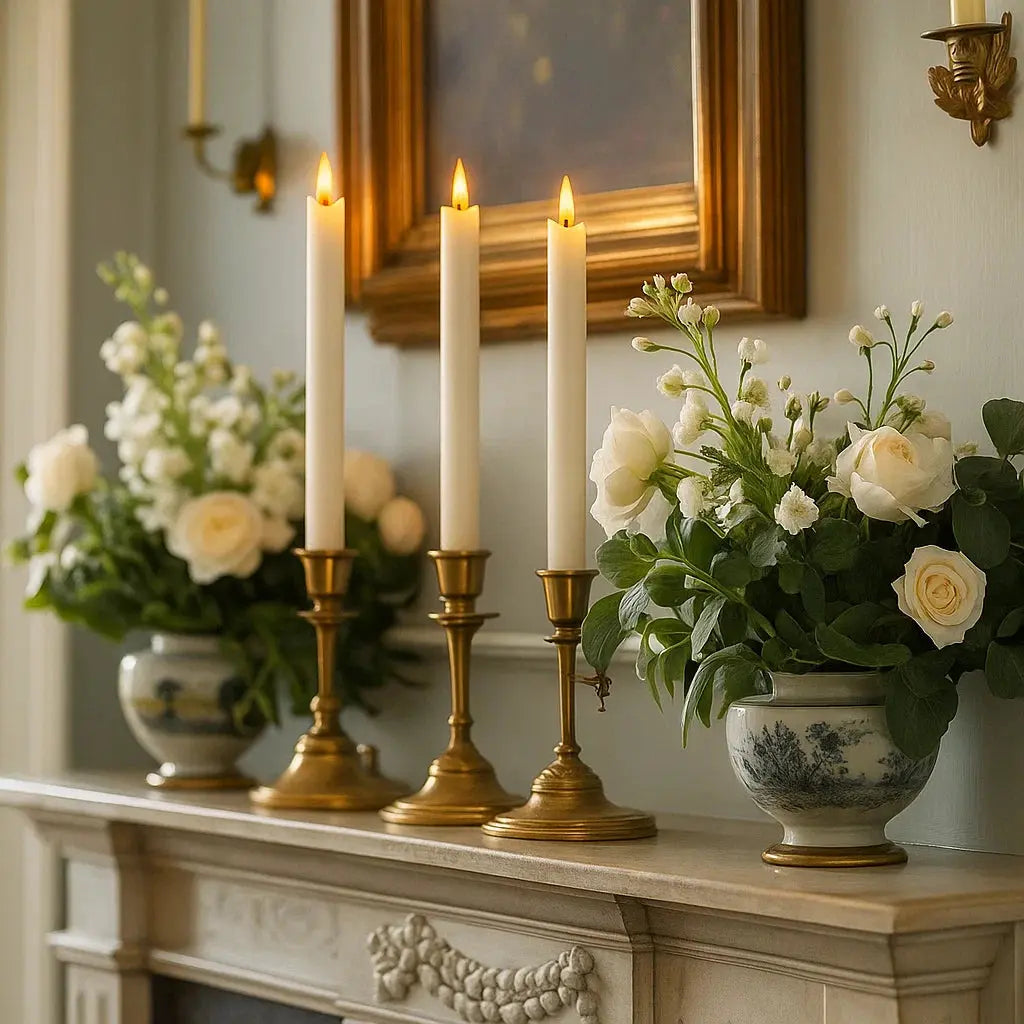 Wiederaufladbare LED-Wachskerzen | Sicher & authentisch im Set Zorenza