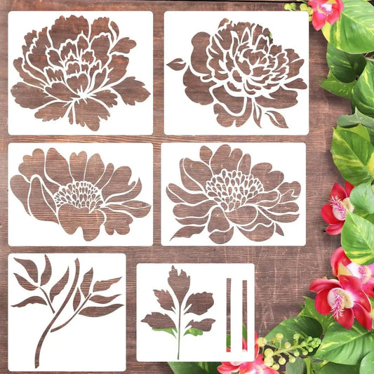 Wiederverwendbare Blumen-Schablone für Garten & Zaun-Deko Zorenza