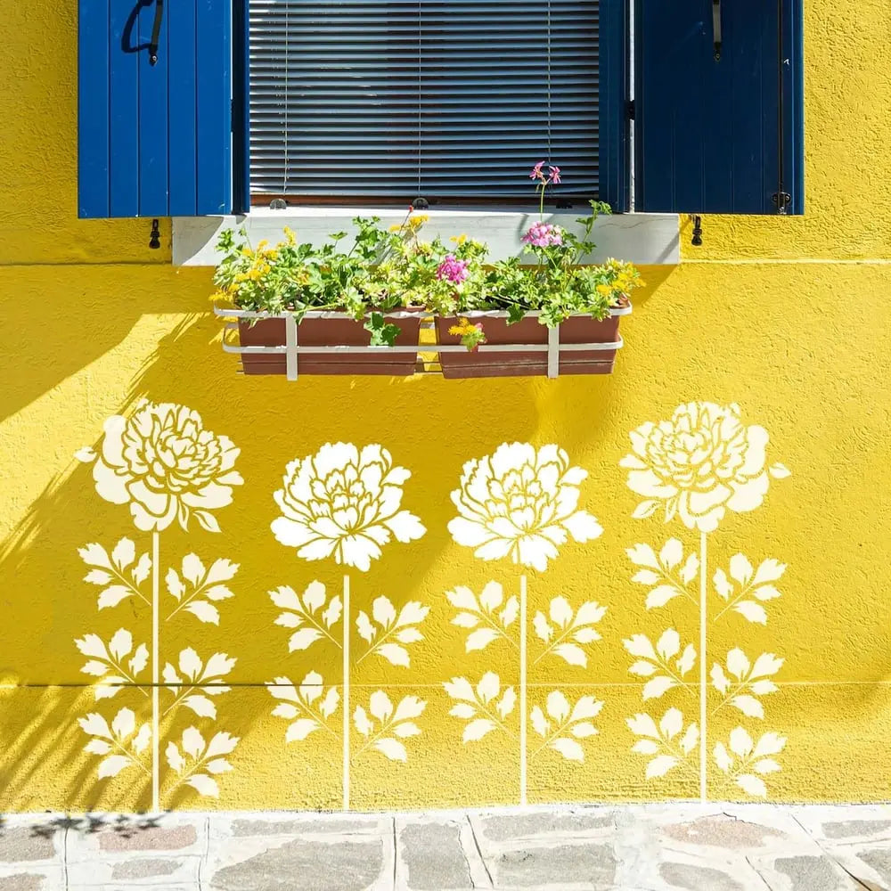 Wiederverwendbare Blumen-Schablone für Garten & Zaun-Deko Zorenza