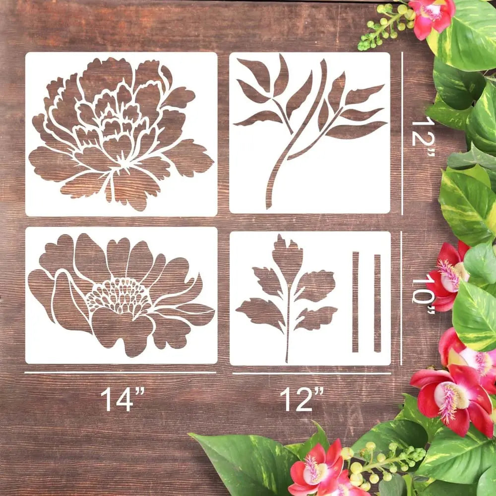 Wiederverwendbare Blumen-Schablone für Garten & Zaun-Deko Zorenza