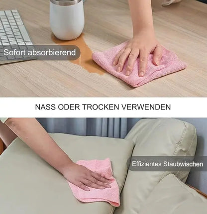 ♻️ Wiederverwendbare Mikrofaser-Papierhandtuchrolle – Super saugfähig und streifenfrei Zorenza