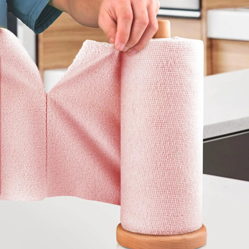 ♻️ Wiederverwendbare Mikrofaser-Papierhandtuchrolle – Super saugfähig und streifenfrei Zorenza