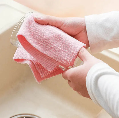 ♻️ Wiederverwendbare Mikrofaser-Papierhandtuchrolle – Super saugfähig und streifenfrei Zorenza