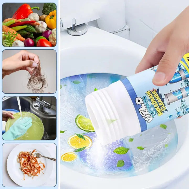 Wild Tornado Rohr- & Abflussreiniger – Gründliche Pflege für Spüle & Waschbecken (2er-Set) Zorenza