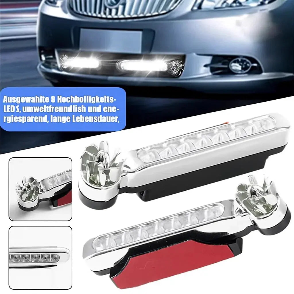 Windbetriebenes Auto-LED-Licht 2er Set— Je schneller die Fahrt, desto heller das Licht Mivoza Deutschland