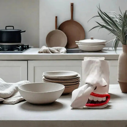 Witziger Gesichtstuch-Spender Zorenza