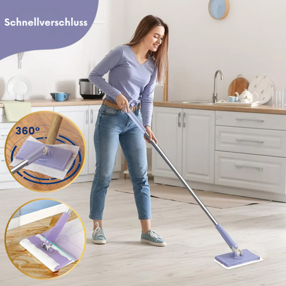 Kompakter Mini-Wischmopp mit hygienischer Tuchwechsel-Funktion Mivoza Deutschland