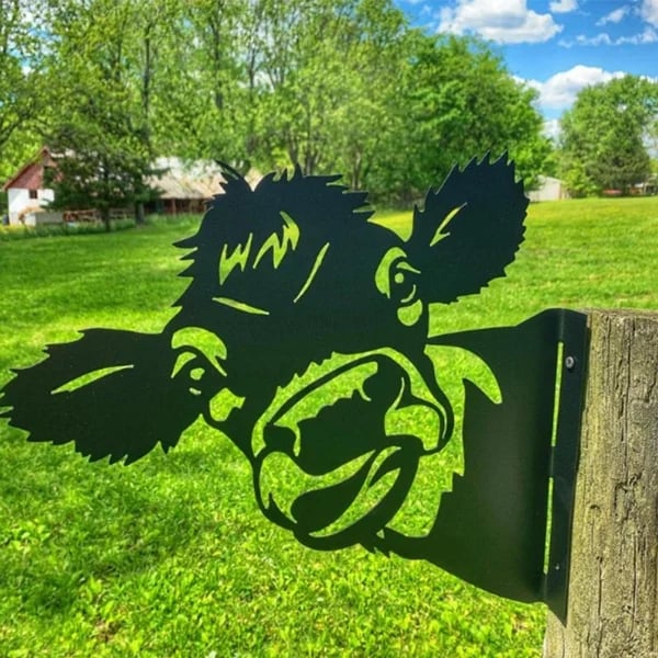 🔥LAST DAY 70% OFF🎁Peeping Metal Farm Decor Garden Decor Animal Art Zorenza